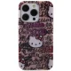 Чехол Hello Kitty для iPhone 13 / 13 Pro IML Tags Graffiti, розовый