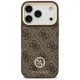 Guess iPhone 17 Pro чехол 4G Strass Logo MagSafe, коричневый