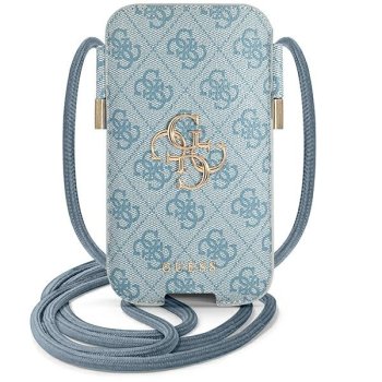 Guess somiņa viedtālrunim (6.7") GUPHL4GMGBL 4G Big Metal Logo, zila