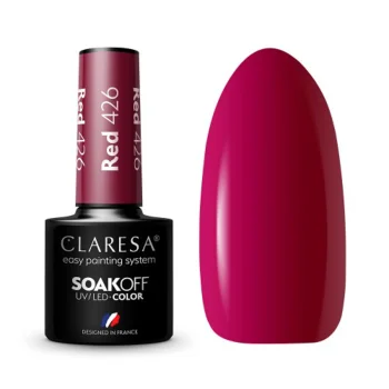 Claresa Red 426 hibrīda nagu laka, 5 g