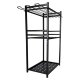 Garden Tool Stand LUARO Garage Organizer for Rakes and Shovels, Black