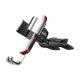 Baseus Metal Age Gravity Car Mount Air Vent Phone Bracket Holder for CD Slot, Silver | Auto Telefona Turētājs CD...