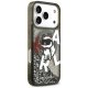 Karl Lagerfeld Liquid Glitter Choupette Logo MagSafe maciņš iPhone 17 Pro Max - Melns | Phone Case Cover Black