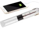 Bezvadu keramiskais matu taisnotājs 2in1 ar LCD un Power Bank funkciju, balts