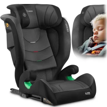 Детское автокресло Nukido Louis Soft 15-36 кг Isofix, черно-серый