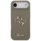 Guess Silicone Big 4G Script vāciņš viedtālrunim iPhone Air, brūns