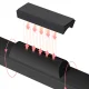 XO YH08B magnētiskā LED lampa ar pulti, 1200mAh, melna