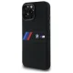 BMW iPhone 16 Pro Max vāciņš Silicone Middle Stripe MagSafe, melns