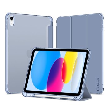 Tech-Protect SC Pen Hybrid vāciņš iPad 10 (2022), Zils / Caurspīdīgs
