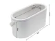 Meikapa Kosmētikas Organaizers ar Spoguli un LED Gaismu, Balts | Makeup Case Organaizer with LED Mirror