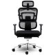 Sofotel Nicea Office Chair with Micro-Mesh Backrest, Black