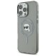 Karl Lagerfeld iPhone 16 Pro Max Case IML Metal Karl Head MagSafe, Black