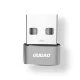Переходник Dudao USB Type-C на USB, черный
