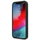 Чехол Ferrari для iPhone 12 Pro Max Off Track Leather Nylon Stripe, черный