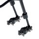 L-BRNO Universal Bicycle Rear Aluminum Trunk Bike Rack, Black