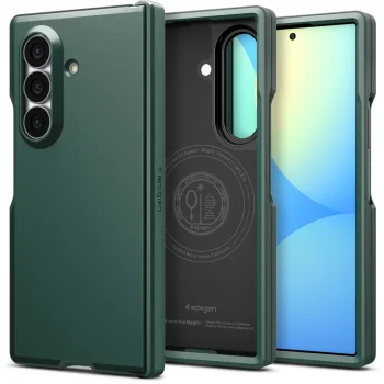Spigen Tough Armor Pro MagFit vāciņš Samsung Galaxy Z Fold 8 Ultra, zaļš