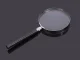 Classic Handheld Magnifying Glass with 100mm Lens and Metal Frame
