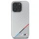 BMW M Carbon Tricolor Line MagSafe case for iPhone 16 Pro Max - grey