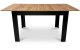 Extendable Dining Table 120-160x80 cm for 4-6 People, Craft Oak