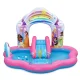Bestway Disney Princess piepūšamais spēļu laukums ar slidkalniņu 221x193x140 cm