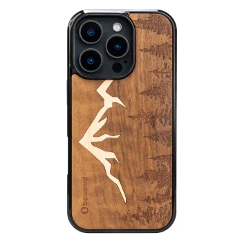 Деревянный чехол Bewood для iPhone 16 Pro IMBUIA MOUNTAINS