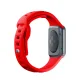 3mk Silicone Watch Strap for Apple Watch 42 / 44 / 45 / 49 mm, Red