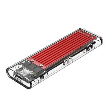 Внешний корпус Orico TCM2-C3 для M.2 NVME SSD на USB-C, красный