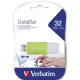 USB-флешка Verbatim DataBar 32 ГБ USB 2.0, зеленая (49454)