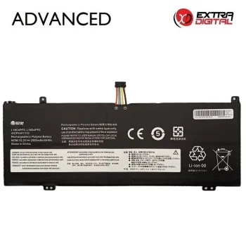 Klēpjdatora akumulators Lenovo L18C4PF0, L18D4PF0, 2900mAh, 15.2V, Extra Digital