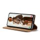 Samsung Galaxy A55 ( SM-A556B/DS ) CASEME Wallet Magnetic Leather Case Cover, Brown