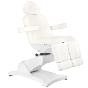 Azzurro 869AS elektriskais pedikīra krēsls, 5 motori, balts