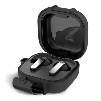 Tech-Protect Slim Hook maciņš Samsung Galaxy Buds 4 / 4 Pro, melns