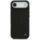 Кожаный чехол Mercedes Large Laurel Leave MagSafe для iPhone Air Черный