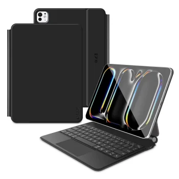 Чехол с клавиатурой Tech-Protect SmartCase Magnetic для iPad Pro 13" 2024-2025, черный