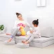 Ecotoys TMSRT-15 Modulārs bērnu dīvāns, 10 daļas, pelēks