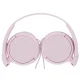 Накладные наушники Sony MDR-ZX110P розовые