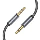 Tech-Protect UltraBoost audio kabelis 3.5mm mini jack, 1.5m, melns