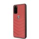 Ferrari Samsung Galaxy S20 vāciņš Heritage Quilted, sarkans