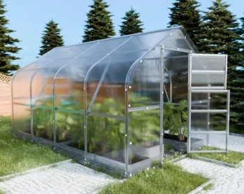 Siltumnīca KLASIKA DROP 2,5x4 m ar 6 mm polikarbonātu