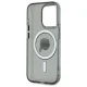 Чехол Karl Lagerfeld для iPhone 15 Pro MagSafe IML Metal K. Head, черный