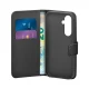 Puro Samsung Galaxy S25 atverams vāciņš maciņš grāmatiņa Booklet Case, melns