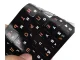 Наклейки на клавиатуру QWERTY + Кириллица 11x13 мм Черные