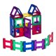 Magnētiskās plāksnītes kluči 3D Playmags 162 - 24 gab. komplekts | Magnetic tiles pcs set
