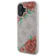 Vāciņš Guess iPhone 16 6.1\" 4G Flowers Print MagSafe, rozā