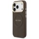 Guess Peony Hot Stamp MagSafe vāciņš iPhone 17 Pro - brūns | Phone Case Cover Brown