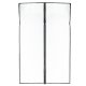 LUARO Magnetic Mosquito Net for Doors, 110x220 cm, Black