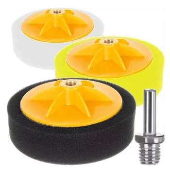 3 pulēšanas sūkļu komplekts urbjmašīnai 150mm