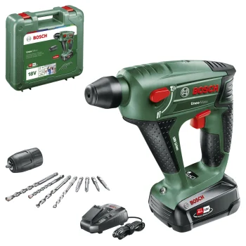 Аккумуляторный перфоратор Bosch UNEO Maxx, 18 В, 1x 2.5 Ач с ЗУ