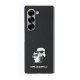 Karl Lagerfeld Saffiano Metal Pin Case for Samsung Galaxy Z Fold 6, Black