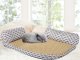 Cat bed with scratching surface, size S, assorted patterns